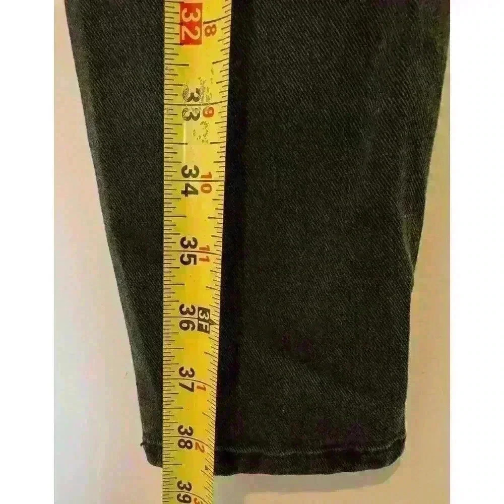 Current/Elliott Corset Stiletto High Rise Skinny Crop Jeans in Black size 28 - Picture 8 of 9